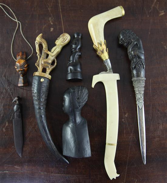 A group of Indonesian items